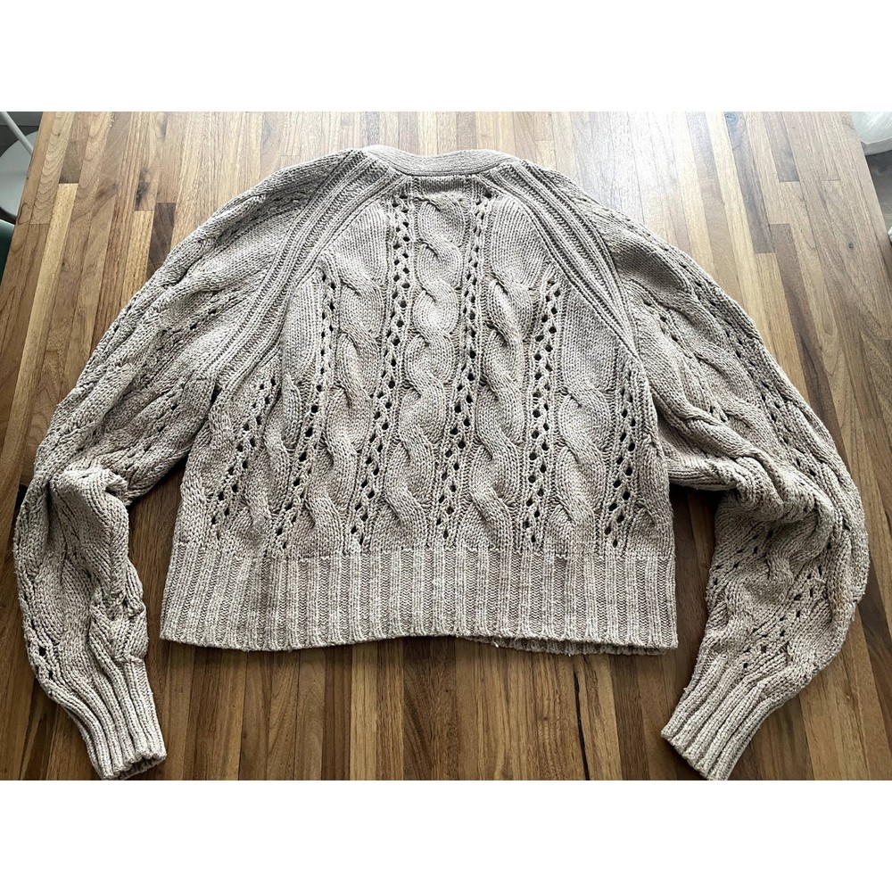 Universal Thread Oatmeal Button Down Cardigan Siz… - image 3
